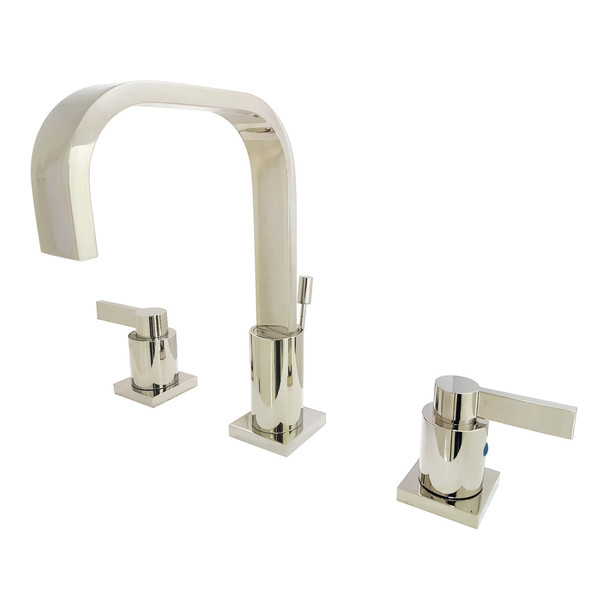 Fauceture NuvoFusion Widespread Bathroom Faucet, Polished Nickel FSC8969NDL